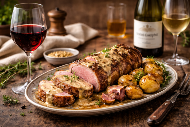 accord vin et filet mignon de porc