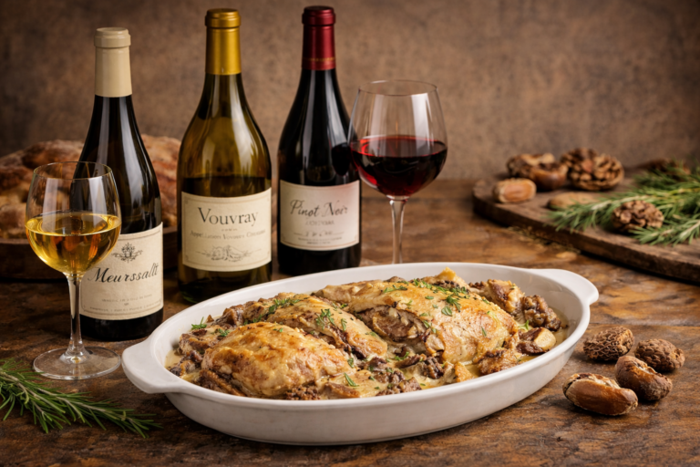 accord vin & pintade farcie