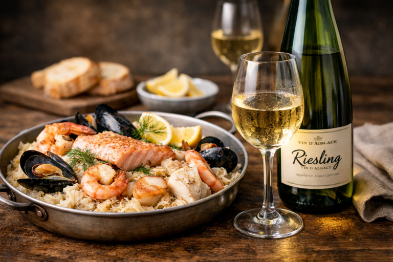 Quel vin avec une choucroute de la mer ?