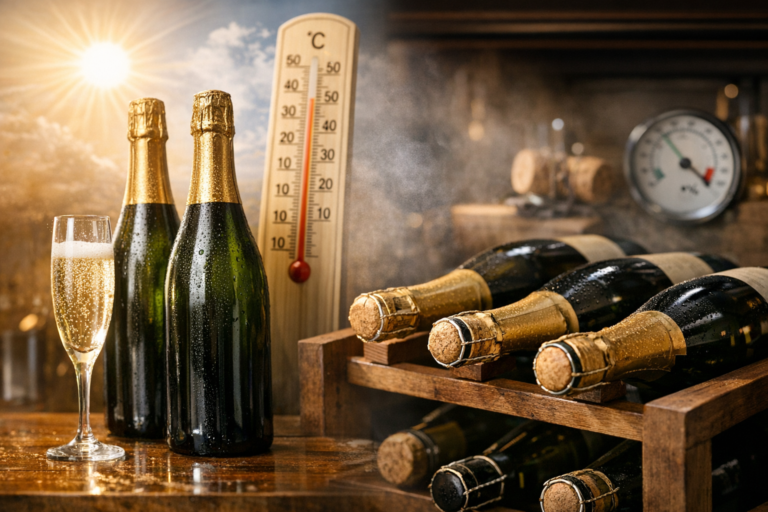 Faut-il conserver le champagne debout ou couché ?